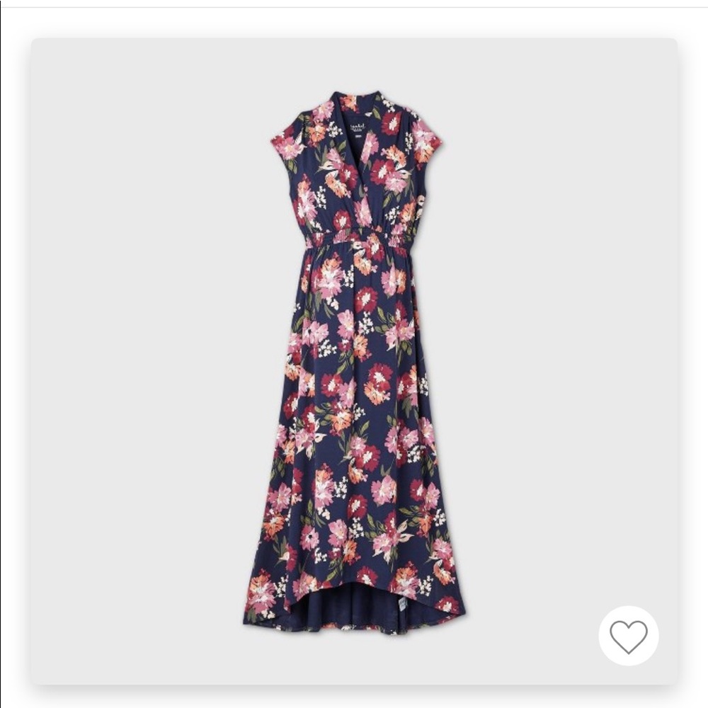 Floral maternity maxi